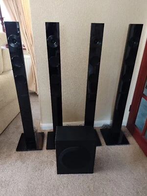£49.99 • Buy Samsung Surround Sound System 4 X PS-ET2-1 & PS-EW2-1 Subwoofer 