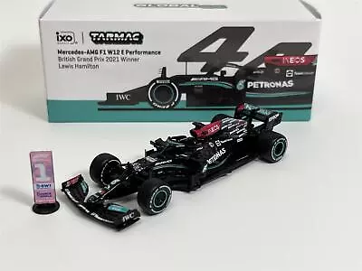 Lewis Hamilton #44 British GP 2021 Winner Merc F1 W12 1:64 TW IXO T64GF037LH1 • £28.99