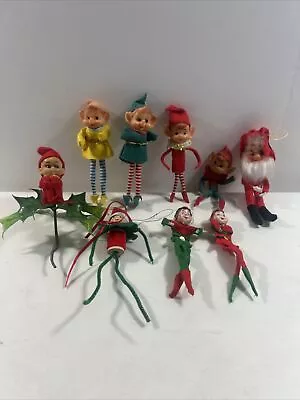 Vintage Pixie Knee Hugger Elf Christmas Pixies Knee Huggers 04 • $29