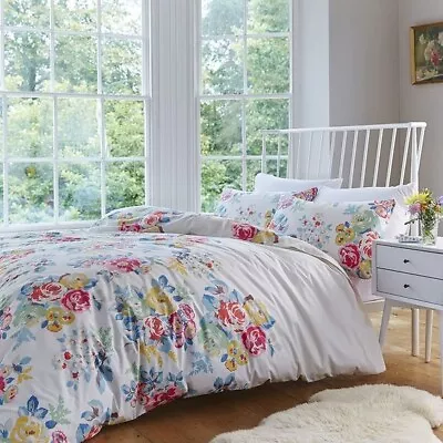 Cath Kidston 'Regal Rose' Double Duvet Cover - 100% Cotton £65 RRP - BNWT • £44.99