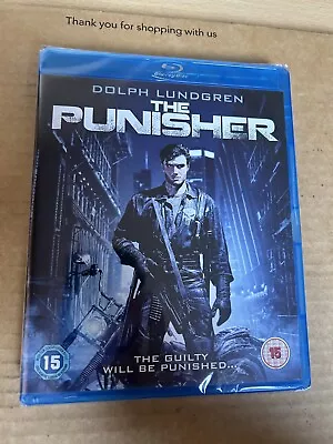 The Punisher (1989) UK Reg B Blu Ray NEW & SEALED Dolph Lundgren Rare Marvel • £29.99