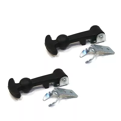 (2 Pack) Hood Hold Latch Kits S8390 W/ Galvanized Steel Hardware & T-Handle Grip • $14.99