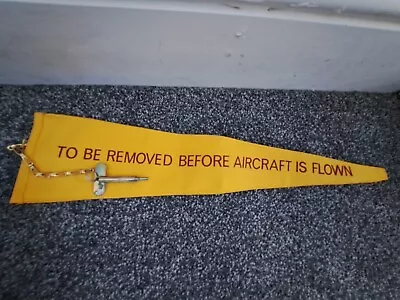£3.99 • Buy To Be Removed Before Aircraft Is Flown Missle Flags Key War Military Memorabilia