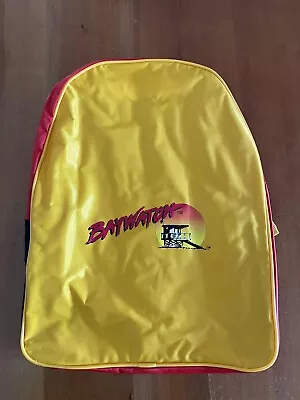 New Original Baywatch Small Childs' Red And Yellow Backpack With Tags Retro • $20