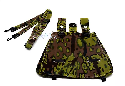  Replica German Bread Bag W Strap OAK Spring Camo Color Reenactments War  • $26.50