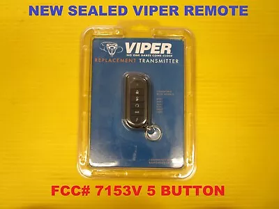 NEW SEALED 7153V VIPER 1 Way Keyless Remote Fob 5 Button • $54.88