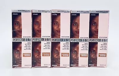 Lot Of 5 Maybelline Instant Age Rewind Perfector 4-In-1 Matte Makeup 04 MED/DEEP • $24.95