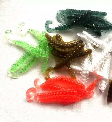 Soft Jelly Lure Bait SlugLarva Jig Dropshot PerchPikeChubZanderBreamRoach • £3.29