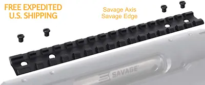 SAVAGE Axis Axis 2 Edge Scope Mount Picatinny Weaver Rail Full Kit 0 MOA 20 MOA • $34.97