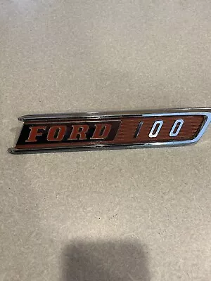 1967 Ford Truck F100 Hood Emblem 67 F-100 Pickup Bump Side Fomoco Original • $52.75