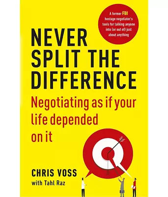 Never Split The Difference By Christopher Voss With Tahl Raz (EnglishPaperback) • $23.61