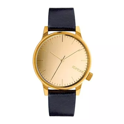 Komono Unisex Analog Quartz Watch KOM-W2891 Winston Mirror Gold/Navy • $13