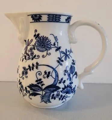 Vienna Woods Blue/White Pitcher 16 Ounce 6  Tall Excellent Condition • $11.99