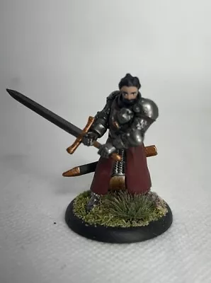 Knight With Greatsword Painted Miniature For D&D Or Pathfinder Fantasy RPG • $15