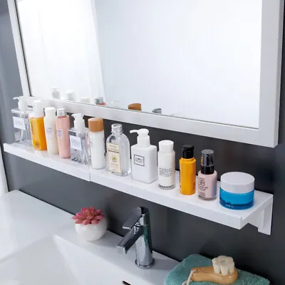 £10.95 • Buy Bathroom Shelves Self Adhesive Wall Storage Holder Shower Caddy Tidy Rack Shelf