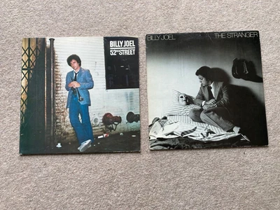 £2 • Buy 2 Billy Joel Vinyl Lps, 52nd Street & The Stranger, Both Play Well