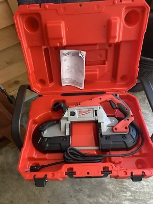 Milwaukee 6238-20 Deep Cut Band Saw New With Blade And Case • $95