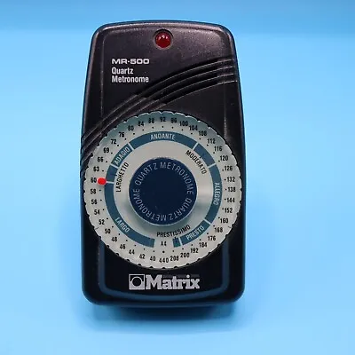 Matrix MR-500 Quartz Metronome Pocket Size • $18.95
