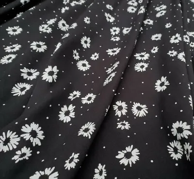 Woven Viscose Fabric 100% 'Villandry N' (per Metre) Dresses Tops • £7.99