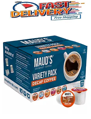 Maud's Decaf Flavored Coffee K-Cup Variety Pack (72 Ct.) • $43.19