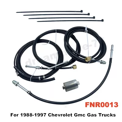 For 1988-1997 Chevrolet Gmc Gas Trucks Complete Nylon Fuel Line Replacement Kit • $49.76