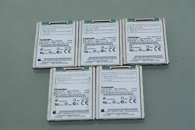 Toshiba X5 160GB FAULTY REPAIR LOT ZIF 1.8  HDD MK1634GAL IPod Classic Thin 1.8 • £6.45