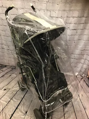 PVC Raincover Rain Cover  Fits The Maclaren Techno XT Stroller Pushchair Buggy • £24.97