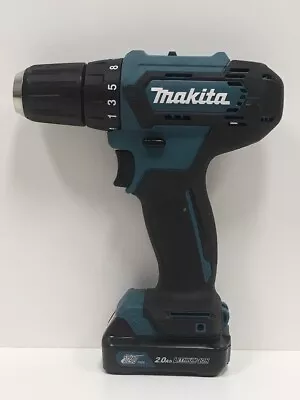 Makita Drill Fd09 With A 2.0 Ah Battery (37147-1) • $60