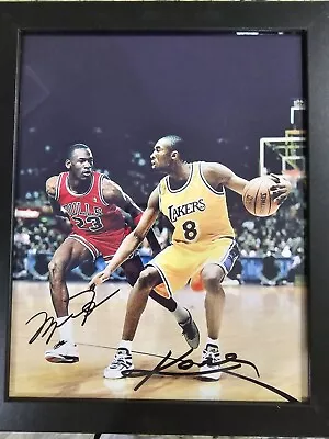 Micahel Jordan And Kobe Bryant Autographed Photo COA • $700