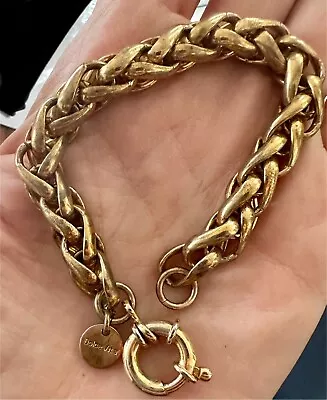 Vintage Dolce Vita 18k GF 7.5” Statement Bracelet  • $39