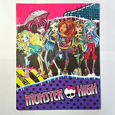 Monster High School Portfolio Folder 2012 Innovative Designs Unpunched • $5