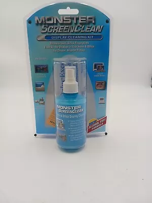 Monster Screen Clean Display Cleaning Kit Alcohol Free Formula Tv Laptop Screens • $22.95