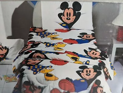 VTG 90s Mickey & Minnie Mouse Sheet Set Wamsutta TWIN NOS Disney PERCALE 90s HTF • $49.99