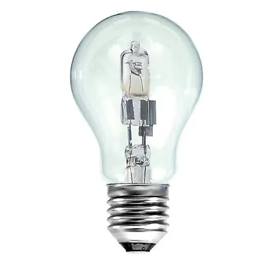 Heathfield 42w ES E27 Clear Halogen GLS Energy Saving Bulb - Pack Of 10 • £10.95