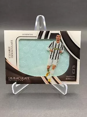 Cristiano Ronaldo 2022-23 Panini Immaculate Clearly Match Worn Jersey #3/49 • $300