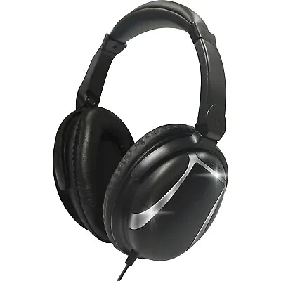 Maxell Headphone W/ Microphone Bass 13 3 Wx6-2/5 Lx7-1/4 H BK 199840 • $15.98