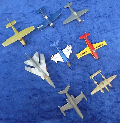 Vintage 1970's Lot Of 8 Lesney Matchbox & Zylmex Diecast Airplanes Jets • $9.99