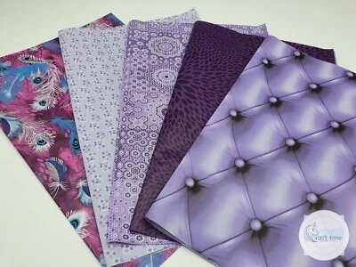 £4.46 • Buy Decopatch Paper, Decoupage Paper, PURPLE Half Sheet Collection Pack