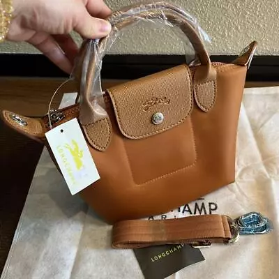 Longchamp Le Pliage Neo XS  Camel Shoulder Tote Bag 2Way Bag Japan Outlet New　! • $120.99