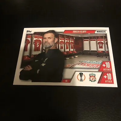 Match Attax 2023/2024 Jurgen Klopp Liverpool Manager - Mint New & Rare Base Card • £1.99