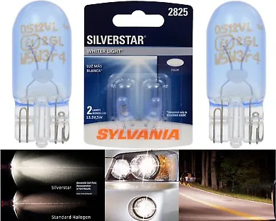 Sylvania Silverstar 2825 5W Two Bulbs Front Side Marker Parking Replacement T10 • $12.35