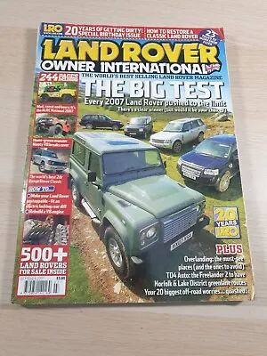 Land Rover Owner International Magazine July 2007 Issue 8 The Big Test Range • £0.99