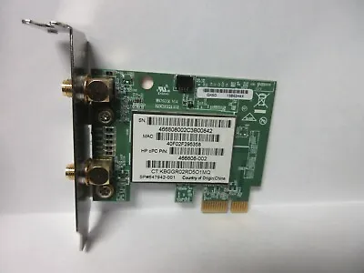 HP WLAN PPQ-WN7600R-MAV PCIe 1x Wireless Card P/N: 647942-001 Tested Working • $5.10