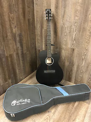 MINT Martin & Co OMC-X1E Matte Black X-Series Acoustic Electric Guitar W Case RH • $374.95