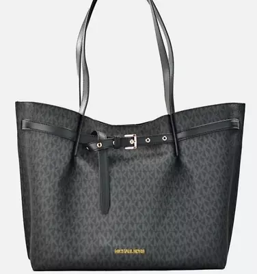 Michael Kors Emilia Large Logo Tote Bag-Black • $80