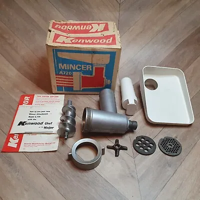 Vintage Kenwood Mincer Model A720 Attachment For Use With Chef And Major Models • £29.99