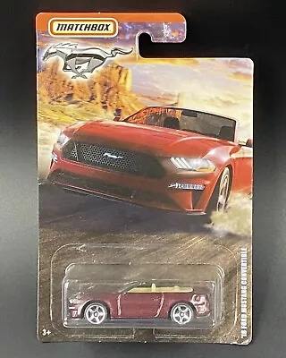 Matchbox Red ’18 Ford Mustang Convertible • $2.55