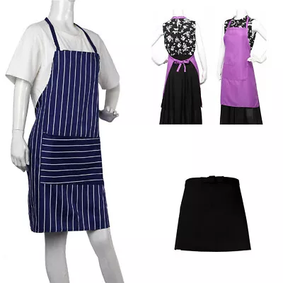 £2.39 • Buy Apron Catering Butcher Kitchen Cooking BBQ Chefs Pure Cotton Craft Baking Bar