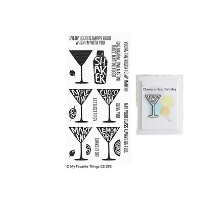 My Favorite Things - Clear Stamps - Martini Time • £18.95