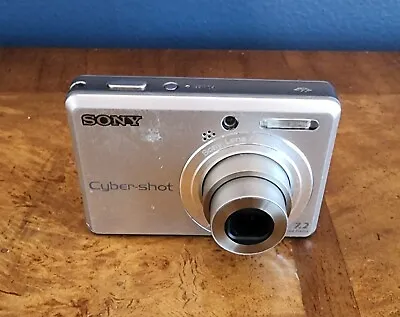 Sony Cyber-shot DSC-S730 7.2 MP Digital Camera - Silver - No Flash - Please Read • $39.99